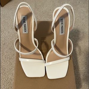 White Steve Madden Heels